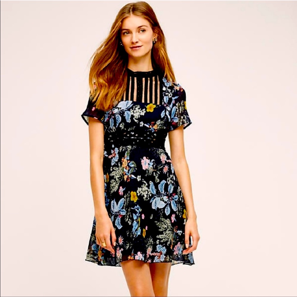 Anthropologie Foxiedox Floral Dress
